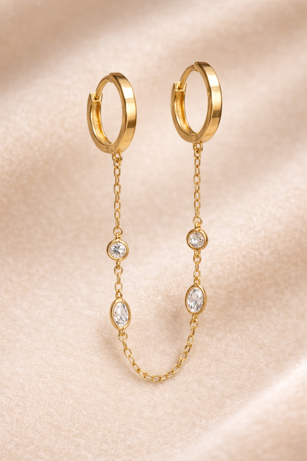 Linked Hoop Earring