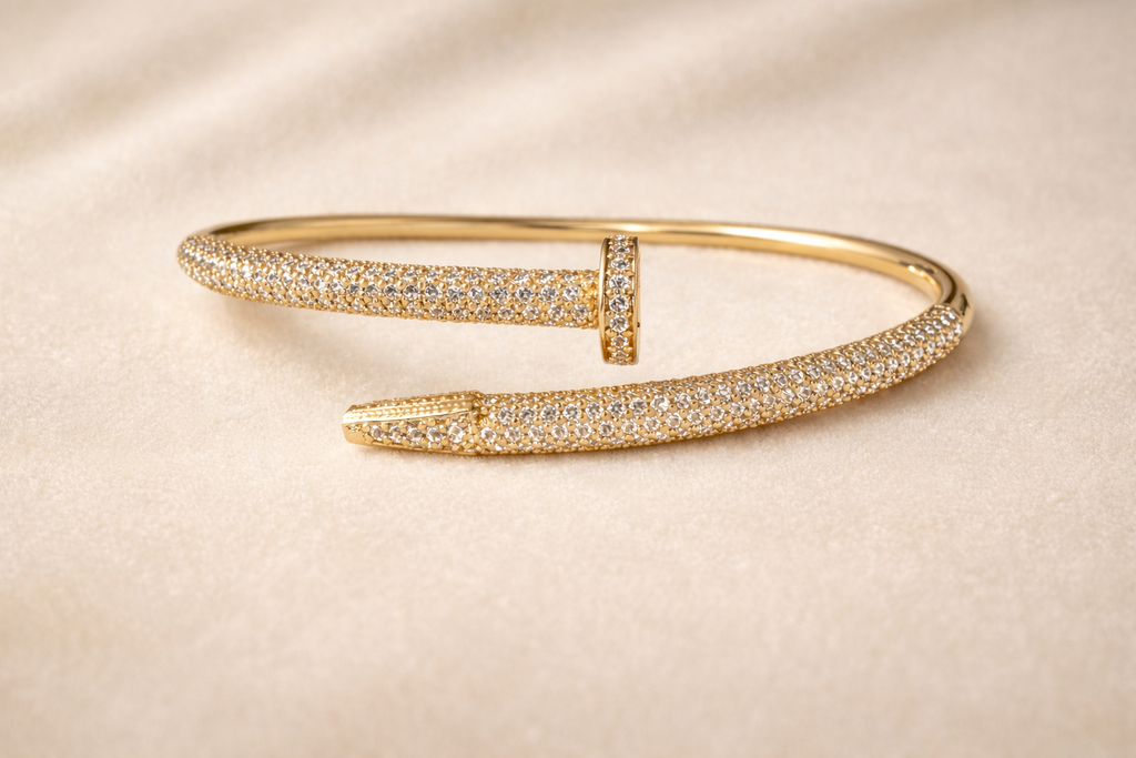 Nail Bangle Bracelet