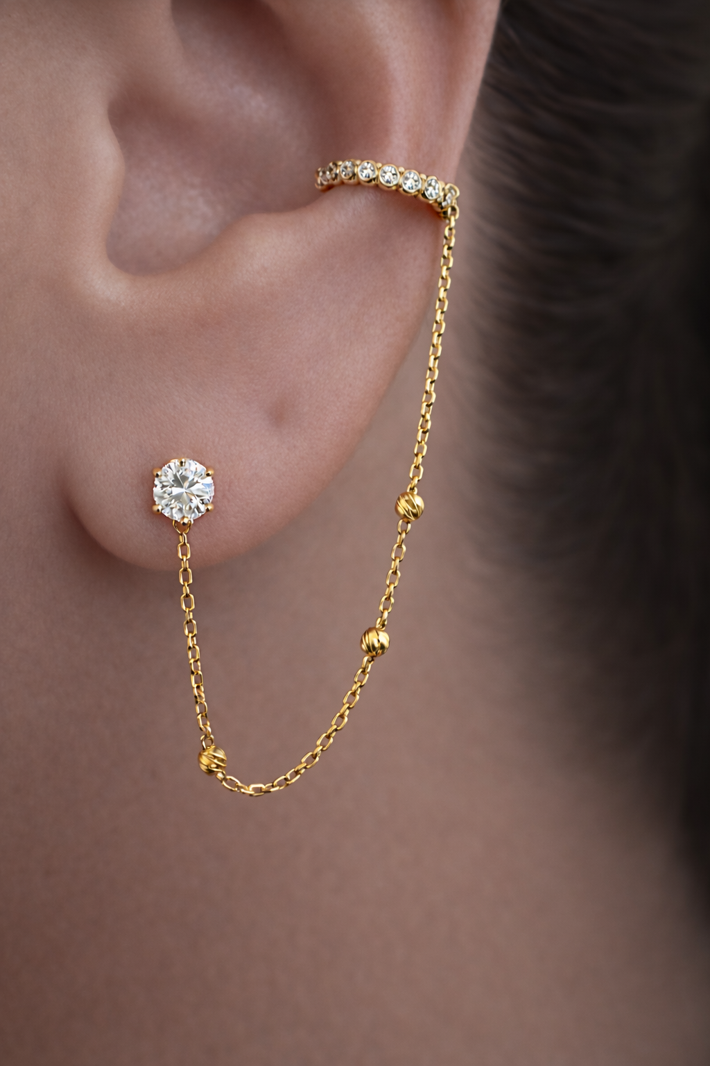 Flow Chain Earring