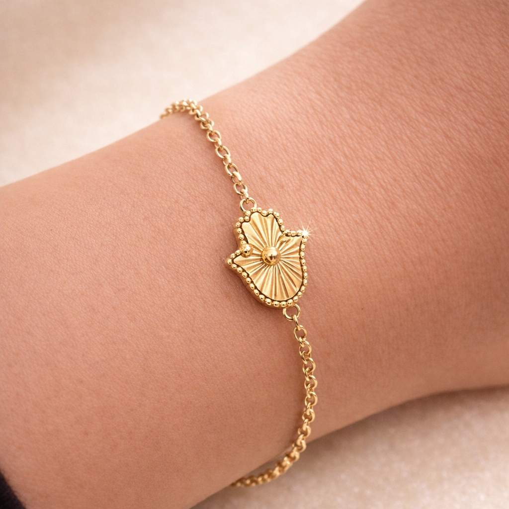 Radiant Hamsa Bracelet